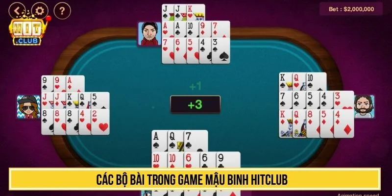 Mậu Binh HITCLUB Khám Phá Game Bài Xếp Chi Đỉnh Cao Các bộ bài trong game mậu binh HITCLUB