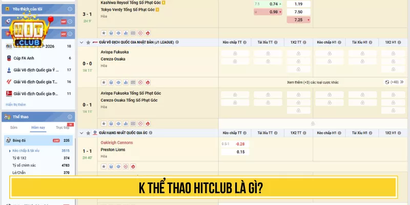 K thể thao HITCLUB là gì?