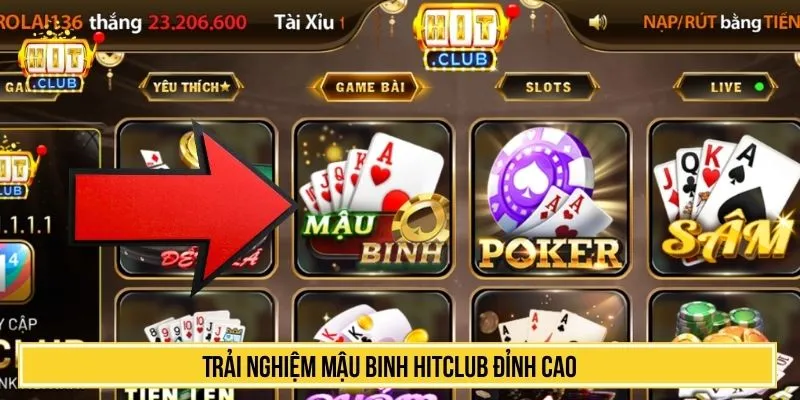 Mậu Binh HITCLUB Khám Phá Game Bài Xếp Chi Đỉnh Cao Trải nghiệm Mậu binh HITCLUB đỉnh cao